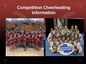 Competition Cheerleading Information Competition Tryout Dates Monday March