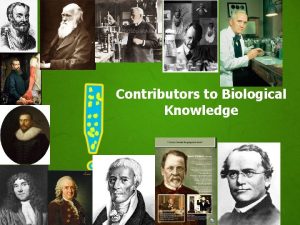 Contributors to Biological Knowledge GALEN Galen of Pergamon