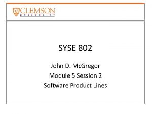 SYSE 802 John D Mc Gregor Module 5