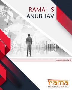 RAMAS ANUBHAV August Edition 2019 RAMAs Anubhav August