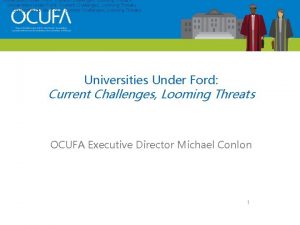 Universities Under Ford Current Challenges Looming Threats Universities