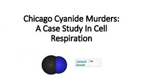 Chicago Cyanide Murders A Case Study In Cell