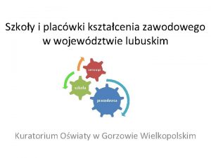 Szkoy i placwki ksztacenia zawodowego w wojewdztwie lubuskim