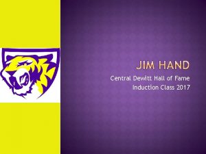 Central Dewitt Hall of Fame Induction Class 2017