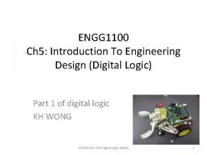 ENGG 1100 Ch 5 Introduction To Engineering Design