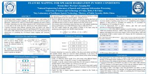 FEATURE MAPPING FOR SPEAKER DIARIZATION IN NOISY CONDITIONS