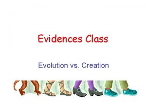 Evidences Class Evolution vs Creation Rachel Carson Carson