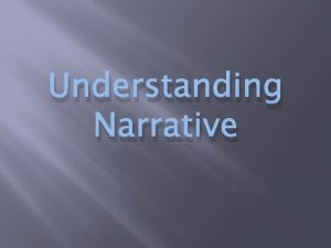 Understanding Narrative Story vs Narrative and story are