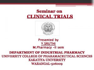 Introduction on Drug Development Process Understanding Clinical Trials