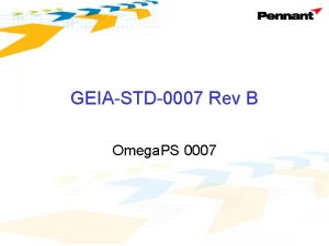 GEIASTD0007 Rev B Omega PS 0007 Outline Omega