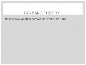 BIG BANG THEORY https www youtube comwatch v9