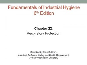 Fundamentals of Industrial Hygiene 6 th Edition Chapter