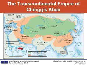 The Transcontinental Empire of Chinggis Khan World Civilizations