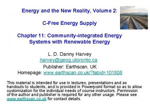 Energy and the New Reality Volume 2 CFree