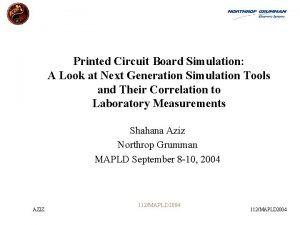 Printed Circuit Board Simulation A Look at Next