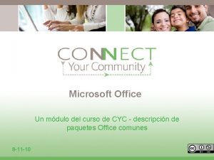 Microsoft Office Un mdulo del curso de CYC