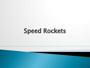 Speed Rockets Water Rocket Bottle Rocket NASAs Rockets