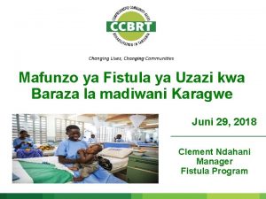 Mafunzo ya Fistula ya Uzazi kwa Baraza la