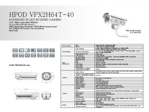 HPOD VPX 2 H 64 T40 ADVANCED IR