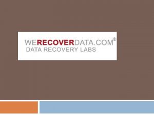 Hard Drive Recovery We Recover Data Hard Drive