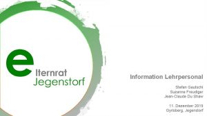Schule jegenstorf