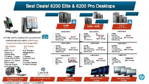 Best Deals 8200 Elite 6200 Pro Desktops 10