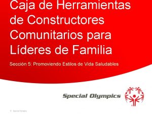 Caja de Herramientas de Constructores Comunitarios para Lderes