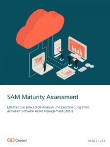 SAM Maturity Assessment Erhalten Sie eine solide Analyse