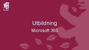 Utbildning Microsoft 365 Agenda Lgesrapport Aktivera multifaktorsautentisering Lsenordsterstllning