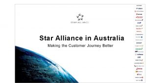 Star Alliance in Australia The Star Alliance network