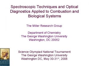 Spectroscopic Techniques and Optical Diagnostics Applied to Combustion