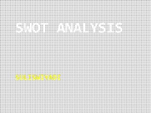 SWOT ANALYSIS SULISWIYADI Analisis SWOT Serangkaian aktifitas manajemen