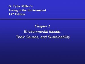 G Tyler Millers Living in the Environment 13