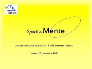 Sportiva Mente Dott ssa Marina Massa Saluzzo REPES