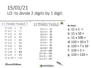 150121 LO to divide 2 digits by 1