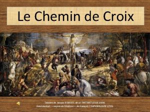 Le Chemin de Croix Tableau de Jacopo ROBUSTI