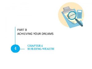 PART B ACHIEVING YOUR DREAMS THE SAVING HABIT