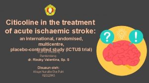Citicoline in the treatment of acute ischaemic stroke