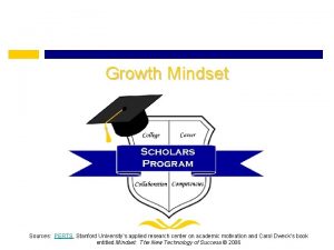 Growth Mindset Sources PERTS Stanford Universitys applied research