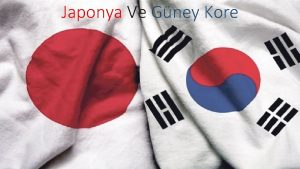 Japonya Ve Gney Kore Japonya Dou Asyada bir