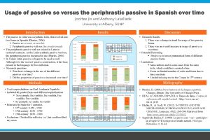 Usage of passive se versus the periphrastic passive