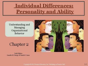 Individual Differences Personality and Ability Understanding and Managing