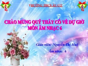 TRNG THCS U C Gio vin Nguyn Th