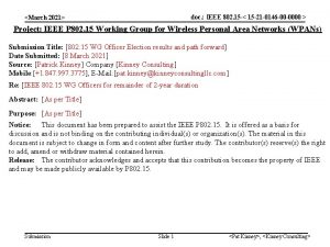 doc IEEE 802 15 15 21 0146 00