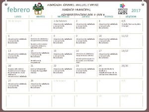 ABOGADA GRISSEL NALLELY ORTIZ febrero SINDICO MUNICIPAL LUNES