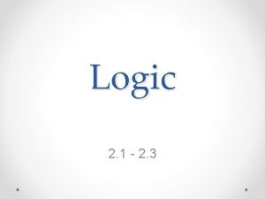 Logic 2 1 2 3 Inductive Reasoning Reasoning