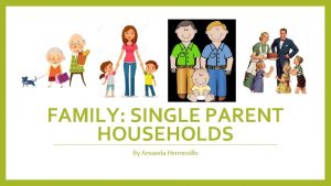 FAMILY SINGLE PARENT HOUSEHOLDS By Amanda Hermosillo What