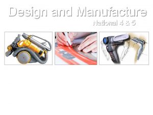 Design and Manufacture National 4 5 Introduction The