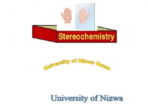 Stereochemistry is the study of molecules in three