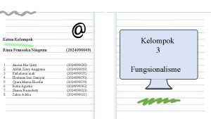 Ketua Kelompok Rima Fransiska Ningrum 2024090049 1 2